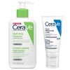 CeraVe Duo Crème Lavante Hydratante et Crème Hydratante Visage (Soir)