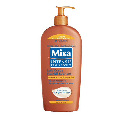 Mixa Lait corps nutritif satinant Karité Intensif Peaux Sèches 400 ml