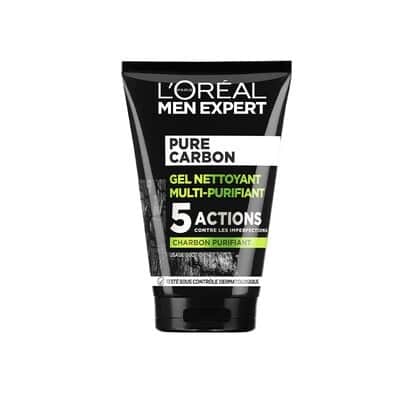 L'Oréal Men Expert Pure Charbon Gel Nettoyant Multi Purifiant 100 ml