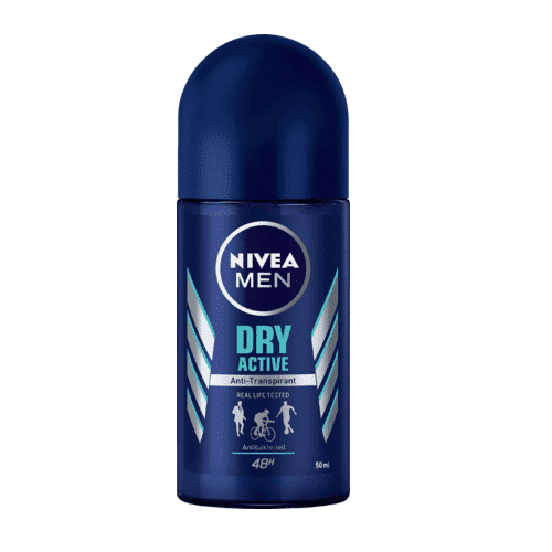 NIVEA MEN Déodorant Roll On Anti transpirant Dry Active 50 ml