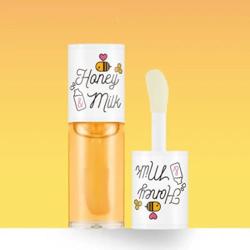 A’PIEU Huile Nourrissant et Hydratant pour les Lèvres au Miel et au Lait 5g