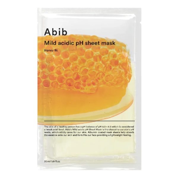 Abib Masque Tissu pH Doux au Miel Nutrition et Éclat