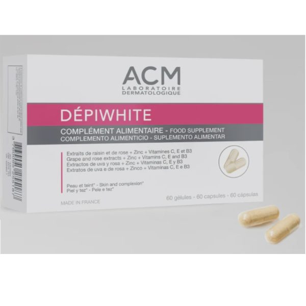 Acm Dépiwhite Complément Alimentaire Eclat Anti-Tache Programme de 30 jours 60 gélules