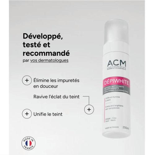 Acm Depiwhite Mousse Nettoyante Éclaircissante 200 ml