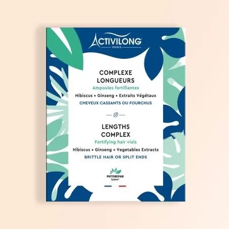 Activilong paris Complexe Longueurs – Ampoules Fortifiantes 4 x 10 mL