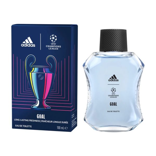 Adidas Eau de Toilette Fraîcheur Longue Durée UEFA Champions League Goal 100 ml