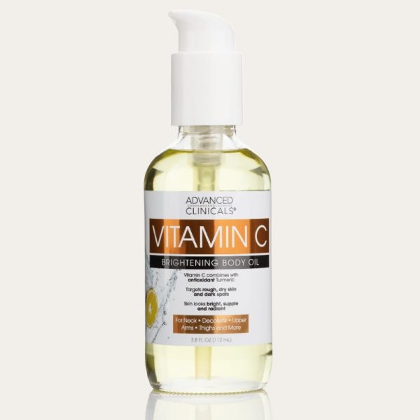 Advanced Clinicals Huile Corporelle Éclaircissante à la Vitamine C 112 ml