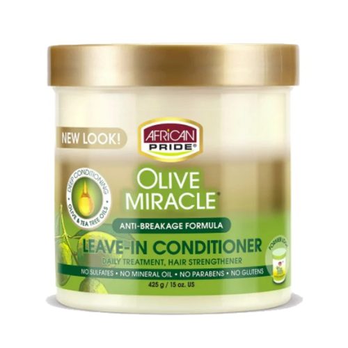 African Pride Après shampoing sans rinçage Olive Miracle 425g