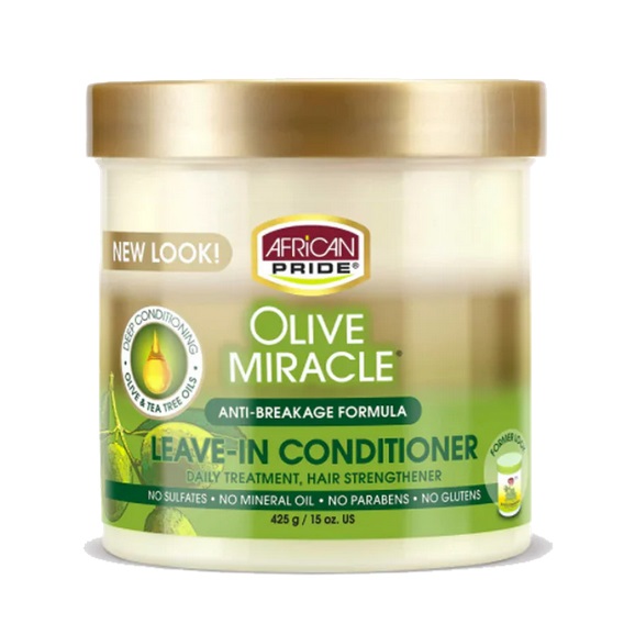 African Pride Après shampoing sans rinçage Olive Miracle 425g