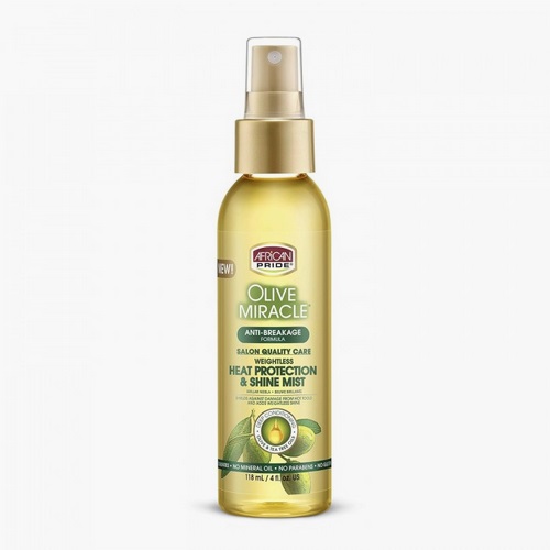 African Pride Olive Miracle Brume protectrice thermique et brillance 118ml
