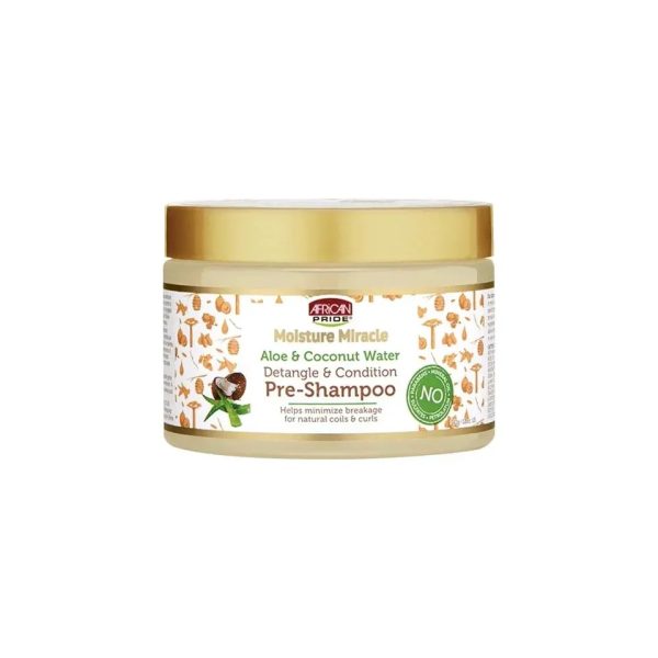 African Pride Pré-shampoing Hydratant démêlant Moisture Miracle 340g