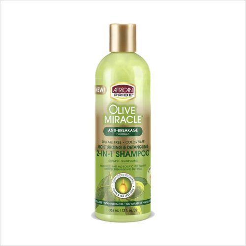African Pride Shampoing 2en1 Olive Miracle 355ml