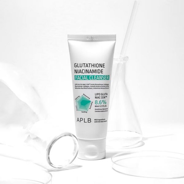 Aplb Glutathione Niacinamide Crème Nettoyant Doux 80 ml