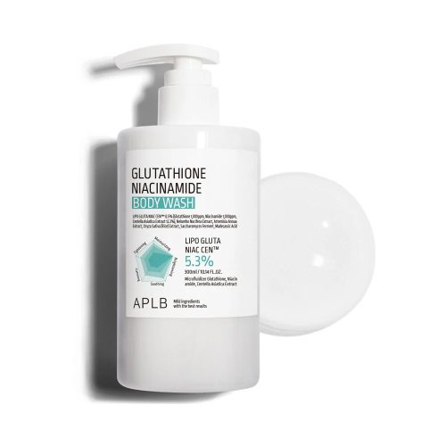 APLB Glutathione Niacinamide Gel Douche Éclaircissant 300 ml