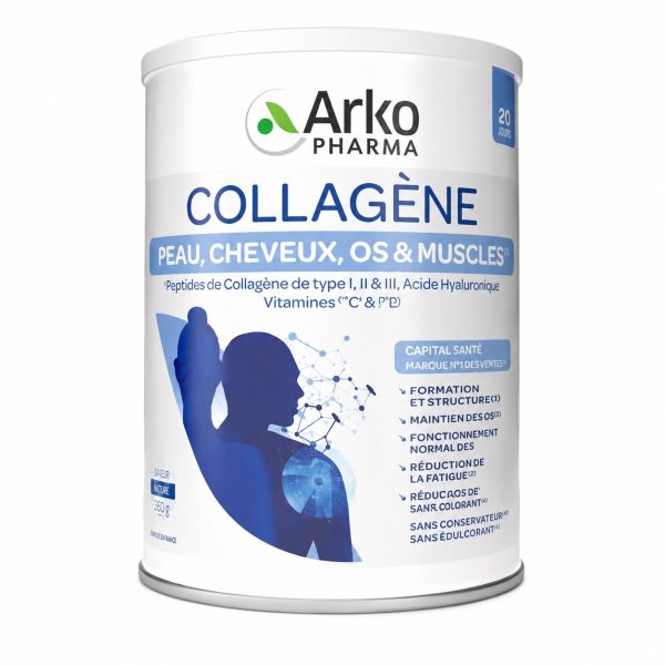 Arkopharma Collagène Peau Cheveux Os Et Muscles 260g