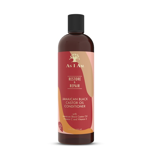 Asiam Après Shampooing à l'Huile de Ricin Noir de Jamaïque 355 ml