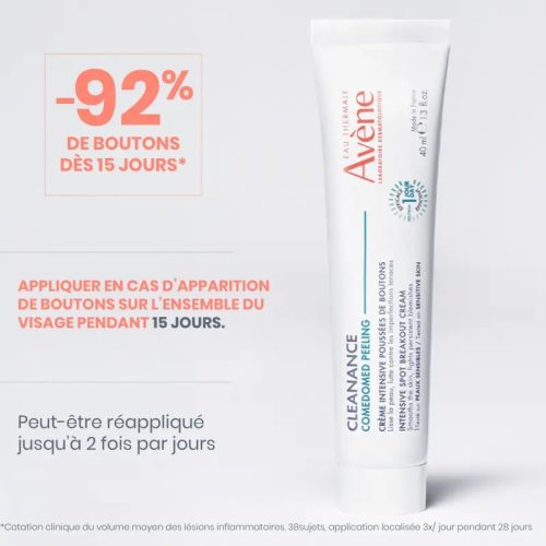 Avène Cleanance Comedomed Peeling Crème Intensive Poussée de Boutons 40 ml