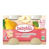Babybio Pomme de Nouvelle-Aquitaine Coing de Provence Petits pots 2x130g