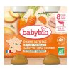 Babybio Pomme de terre du Centre-Val de Loire Carotte Veau fermier de Nouvelle-Aquitaine Petits pots 2x200g
