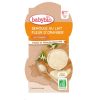 babybio Desserts Lactés bébé Semoule au Lait Fleur d'Oranger 2x100g