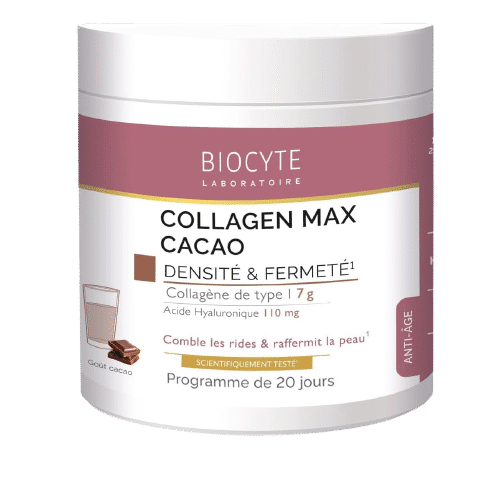 Biocyte Collagen Max Collagène en Poudre CACAO 260 g