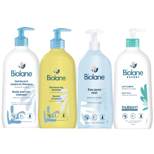 Biolane Kit Bain et Toilette Bébé : Corps et Cheveux
