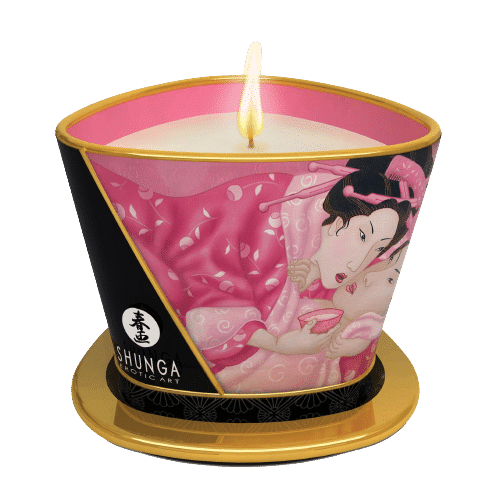 Shunga Bougie à Massage Rose 170 ml