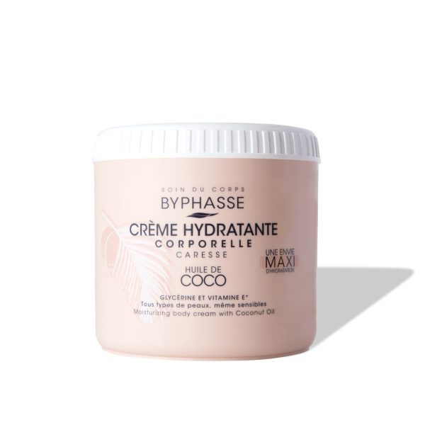 Byphasse Crème Hydratante Corporelle à l’Huile de Coco 500 ml