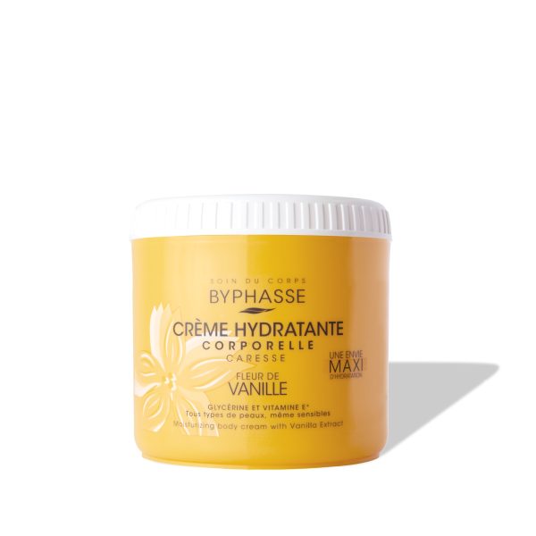 Byphasse Crème Hydratante Corporelle à l’Extrait de Vanille 500 ml