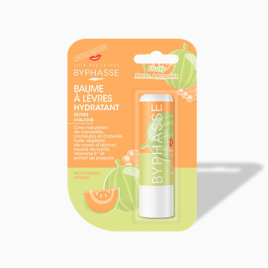 Byphasse Baume à Levres Edition Limitee Fruity Melon and Propolis 4.8G
