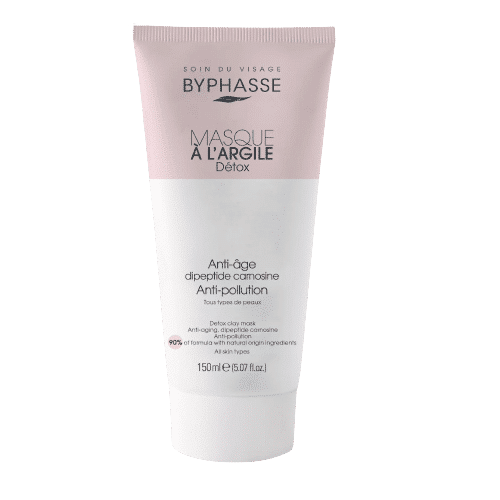Byphasse Masque Visage à l'Argile Detox TOUS TYPES DE PEAUX 150ml