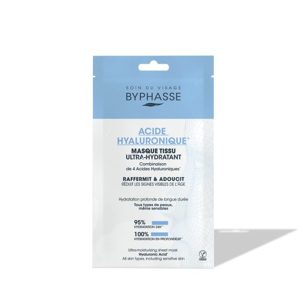 Byphasse Masque Tissu Ultra Hydratant Acide Hyaluronique Skin Booster 18ml