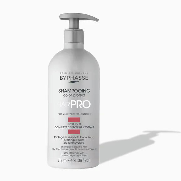 Byphasse Shampooing Color Protect Hair Pro Cheveux Colorés 750ml