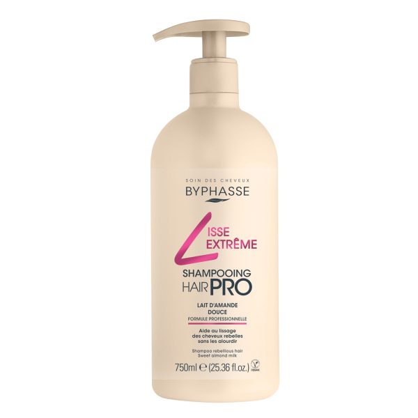 Byphasse Shampooing Lisse Extrême Hair Pro Cheveux Rebelles 750ml