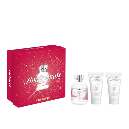 Cacharel Coffret Cadeau Anais Anais 3 pièces Eau de Toilette 100 ml + 2x Lotion pour Corps 50 ml