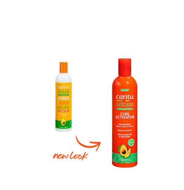 Cantu Avocado Crème Activation Boucles Hydratant Huile d'Avocat ET Beurre de Karité 355ml