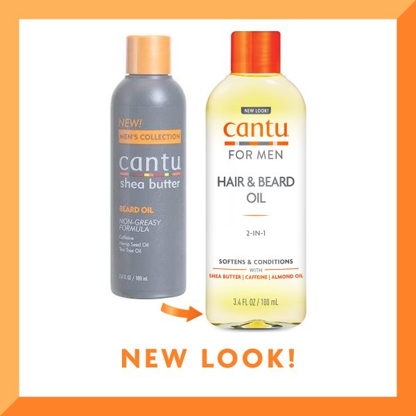 Cantu Men's Collection Huile Apaisante et Pousse Barbe 100ml