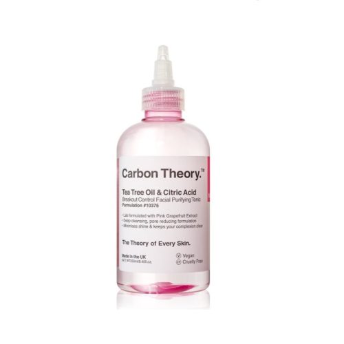 Carbon Theory Lotion Tonique Purifiante à l'Huile d'Arbre à Thé et à l'Acide Citrique 250ml