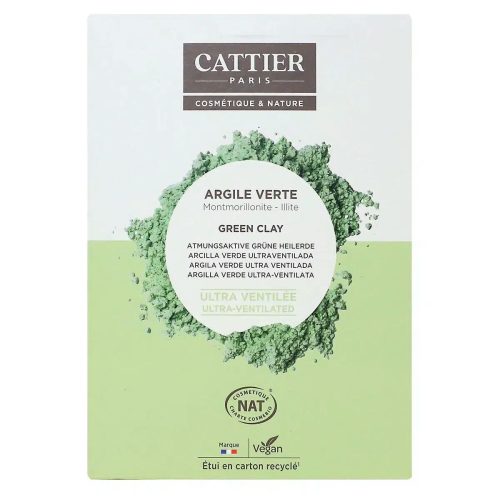 Cattier Argile verte ultra ventilée 250g