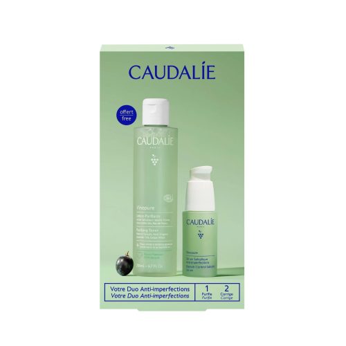 Caudalie Vinopure Sérum Salicylique Anti-Imperfections 30 ml + Lotion Purifiante 200 ml Offerte