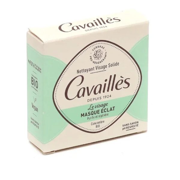 Cavaillès Nettoyant Visage Solide Masque éclat 70 g