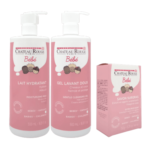 Chateau Rouge Coffret Soin Bébé Corps Et Visage