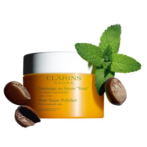 Clarins Aroma Gommage Corps au Sucre Tonic Huiles Essentielles 250 ml