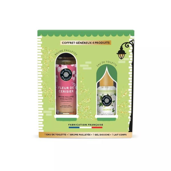 Les Petits Plaisirs Coffret Noël le Village aux Senteurs Parfum Jasmin 4 Produits