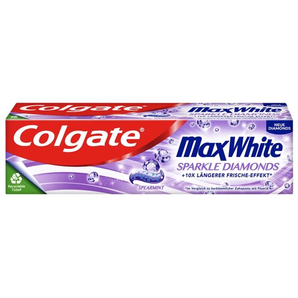 Colgate Dentifrice Blanchissant Max White Sparkle Diamonds 75 ml