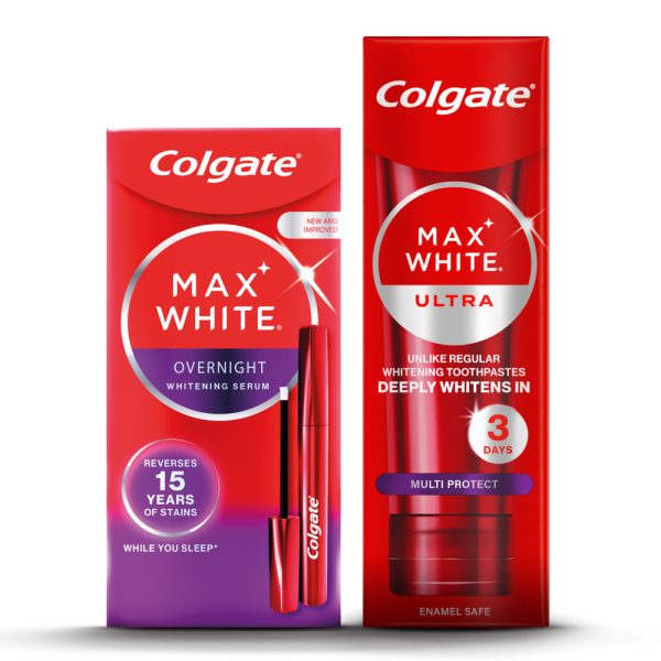 Colgate Duo Dentifrice Blanchissant Max White 50 ml + Stylo Blanchissant 2.5 ml