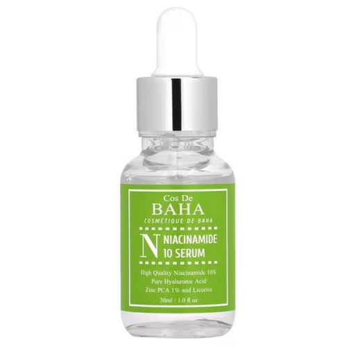 Cos De BAHA Niacinamide 10% Sérum Réducteur Pores + Traitement du teint irrégulier + Peau acnéique 30 ml