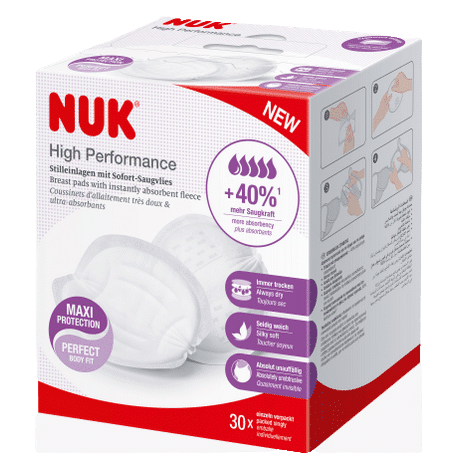 NUK Coussinets d'Allaitement High Performance 30 pièces