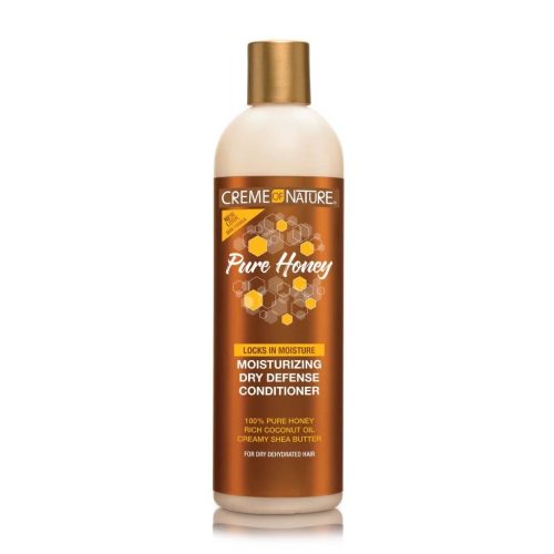 Crème Of Nature Pure Honey Après Shampoing Hydratant et Démêlant Cheveux Secs 355 g
