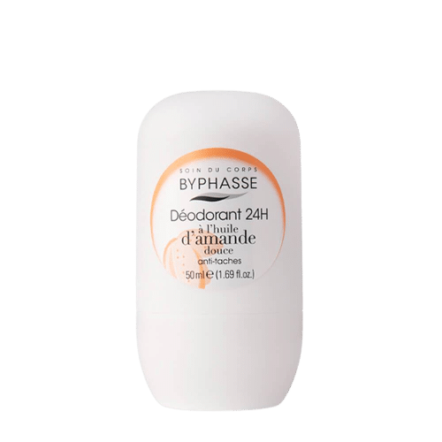 BYPHASSE Déodorant Femme 24h à l’huile d’amande douce (roll-on) 50ml